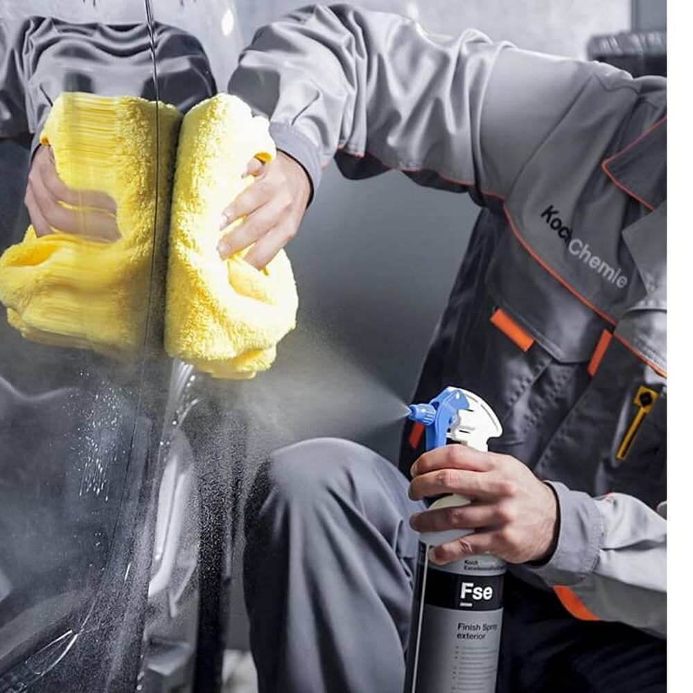 Soluție detailing rapid și curățare pete calcar cu efect hidrofob  Koch Chemie Fse - Finish Spray Exterior - DetailingAuto.Shop