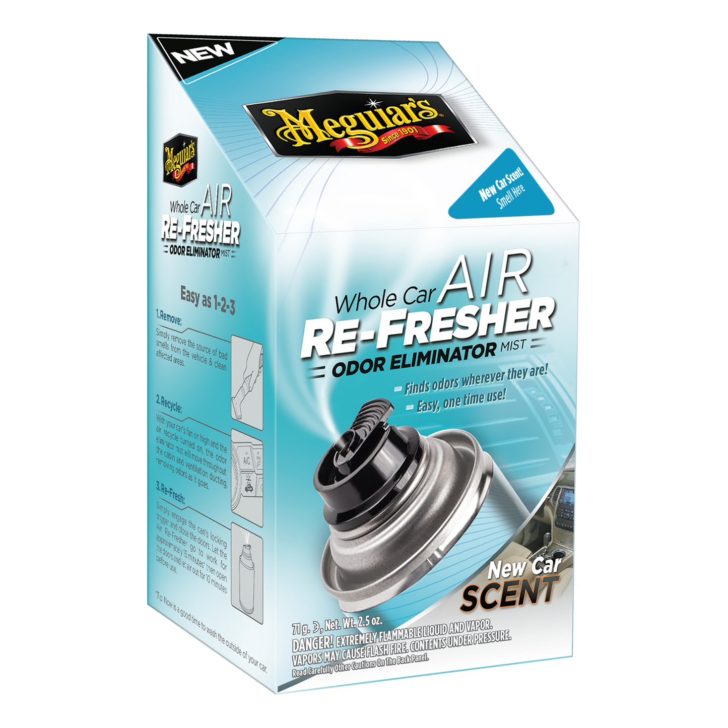 Odorizant auto Meguiar's Whole Car Air Re-Fresher Odor Eliminator Mist - DetailingAuto.Shop